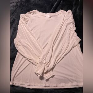 LC Lauren Conrad Cream Tunic Top